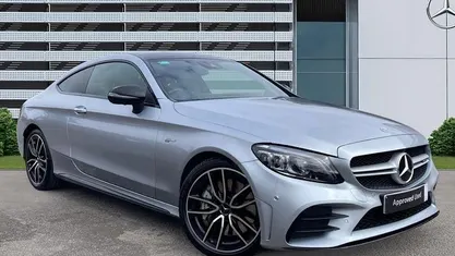 Used Mercedes C43 AMG Premium Plus 390 HP (286 kW) 2022 Silver Coupe