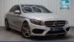 Silver Used 2016 Mercedes C250 AMG line Sedan | £12,295 (Fair price)