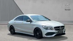 Polar silver metallic Used 2018 Mercedes CLA220 AMG line Sedan | £16,526 (Fair price)