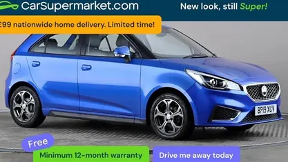 Used MG MG3 Exclusive 106 HP (77 kW) 2019 Blue Hatchback
