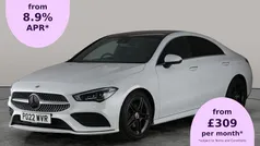 White Used 2022 Mercedes CLA180 AMG line Sedan | £22,721 (Fair price)