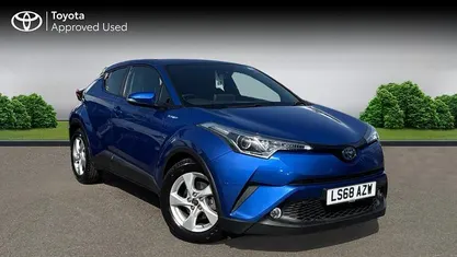 Used Toyota C-HR 122 HP (89 kW) 2018 Nebula blue SUV