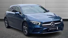 Denim blue Used 2021 Mercedes A180 AMG line Hatchback | £19,195 (Fair price)