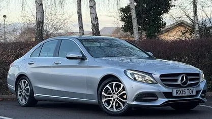 Used Mercedes C220 170 HP (125 kW) 2015 Silver Sedan