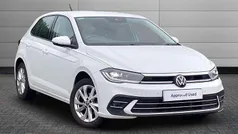 Pure white Used 2022 VW Polo Style Hatchback | £16,950 (Fair price)