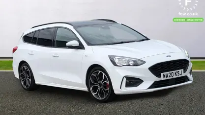 Used Ford Focus ST-Line X 125 HP (91 kW) 2020 White Estate