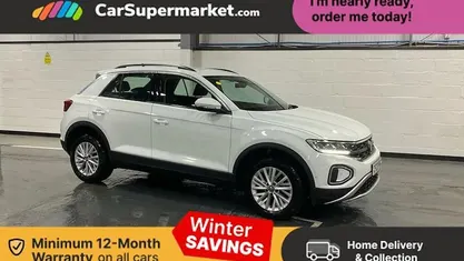 White Used 2023 VW T-Roc Life SUV | £18,697 (Fair price)