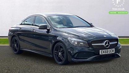 Usado Mercedes CLA180 AMG line 122 HP (89 kW) 2018 Preto Sedan