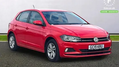 Begagnad VW Polo SE 95 HK (69 kW) 2019 Röd Halvkombi