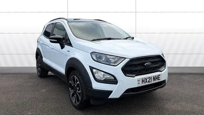 White Used 2021 Ford Ecosport Active SUV | £11,004 (Fair price)