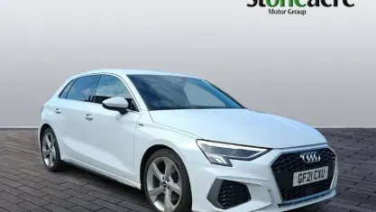 Used Audi A3 Sportback S-Line 150 HP (110 kW) 2024 White Hatchback