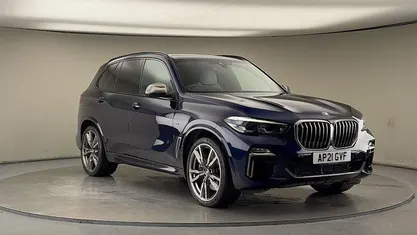 Used BMW X5 400 HP (294 kW) 2020 Tansanitblau ii metallic SUV