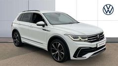 White Used 2022 VW Tiguan R-line SUV | £27,797 (Fair price)