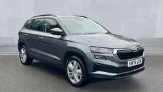 Graphite grey metallic Used 2024 Skoda Karoq SE Drive SUV | £22,890 (Fair price)