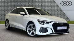 White Used 2022 Audi A3 S-Line Sedan | £23,495 (Fair price)