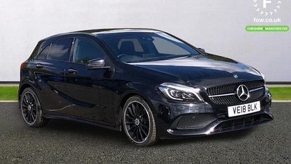 Używany Mercedes A200 AMG Line Premium Plus 136 KM (100 kW) 2018 Czarny Hatchback