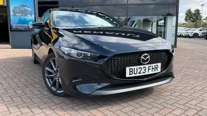 Used Mazda 3 Exclusive-Line 122 HP (89 kW) 2023 Black Hatchback
