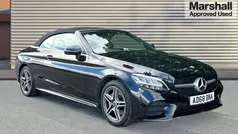 Black Used 2019 Mercedes C180 AMG line Cabriolet | £17,789 (Fair price)