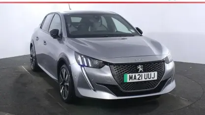 Used Peugeot e-208 Premium 100 kW (136 HP) 2021 Grey Hatchback