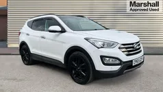White Used 2015 Hyundai Santa Fe Premium SE SUV | £14,334 (A bit pricey)