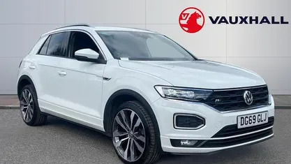 Used VW T-Roc R-line 116 HP (85 kW) 2019 White SUV