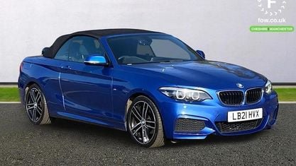 Begagnad BMW 218 M Sport 136 HK (100 kW) 2021 Blå Cab