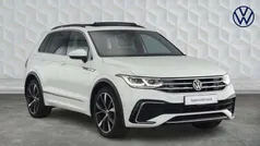White Used 2022 VW Tiguan R-line SUV | £26,360 (Fair price)