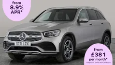 Silver Used 2021 Mercedes GLC220 AMG line Estate | £26,126 (Fair price)