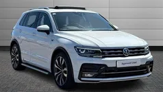Pure white Used 2018 VW Tiguan R-line SUV | £22,595 (Fair price)