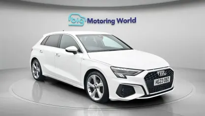 Used Audi A3 Sportback S-Line 150 HP (110 kW) 2023 White Hatchback
