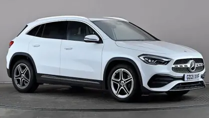 Used Mercedes GLA200 AMG line 150 HP (110 kW) 2021 White SUV