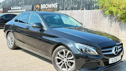 Used Mercedes C200 136 HP (100 kW) 2016 Black Sedan