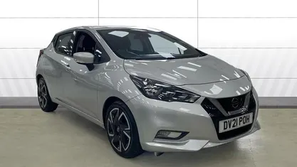 Used Nissan Micra Acenta 92 HP (67 kW) 2021 Silver Hatchback