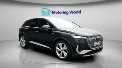 Used Audi Q4 e-tron S-Line 150 kW (204 HP) 2022 Black SUV