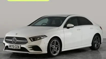 Used Mercedes A200 AMG Line Premium 150 HP (110 kW) 2020 White Sedan