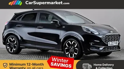 Black Used 2022 Ford Puma ST-Line X Hatchback | £15,497 (Fair price)