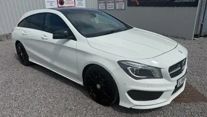 Used Mercedes CLA220 Shooting Brake AMG 177 HP (130 kW) 2015 White Estate