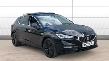 Used Seat Leon XCELLENCE Lux 110 HP (80 kW) 2022 Black Hatchback