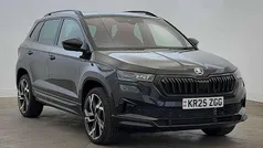 Black magic pearl effect Used 2025 Skoda Karoq SportLine SUV | £29,995 (Fair price)