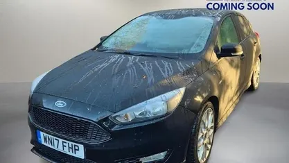 Black Used 2016 Ford Focus ST-Line Hatchback | £9,850 (Fair price)