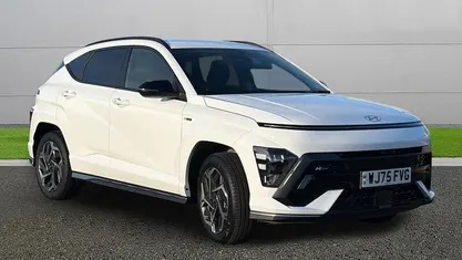 White New 2025 Hyundai Kona N Line SUV | £23,699 (Good price)