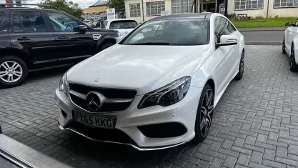 Used Mercedes E400 AMG line 333 HP (244 kW) 2015 White Coupe