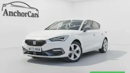 Used Seat Leon FR 110 HP (80 kW) 2022 White Hatchback