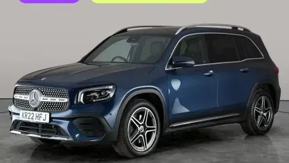 Used Mercedes GLB220 AMG line 190 HP (139 kW) 2022 Blue SUV