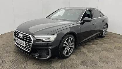 Black Used 2021 Audi A6 S-Line Sedan | £19,990 (Fair price)