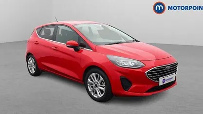 Red Used 2022 Ford Fiesta Titanium Hatchback | £13,249 (Fair price)
