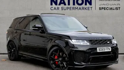 Used Land Rover Range Rover Sport SVR 575 HP (422 kW) 2019 Black SUV