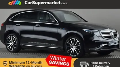 Black Used 2022 Mercedes EQC400 AMG line SUV | £26,197 (Fair price)