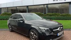 Black Used 2021 Mercedes C200 AMG line Estate | £19,495 (Good price)
