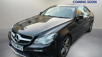 Black Used 2015 Mercedes E200 AMG line Coupe | £14,650 (Fair price)